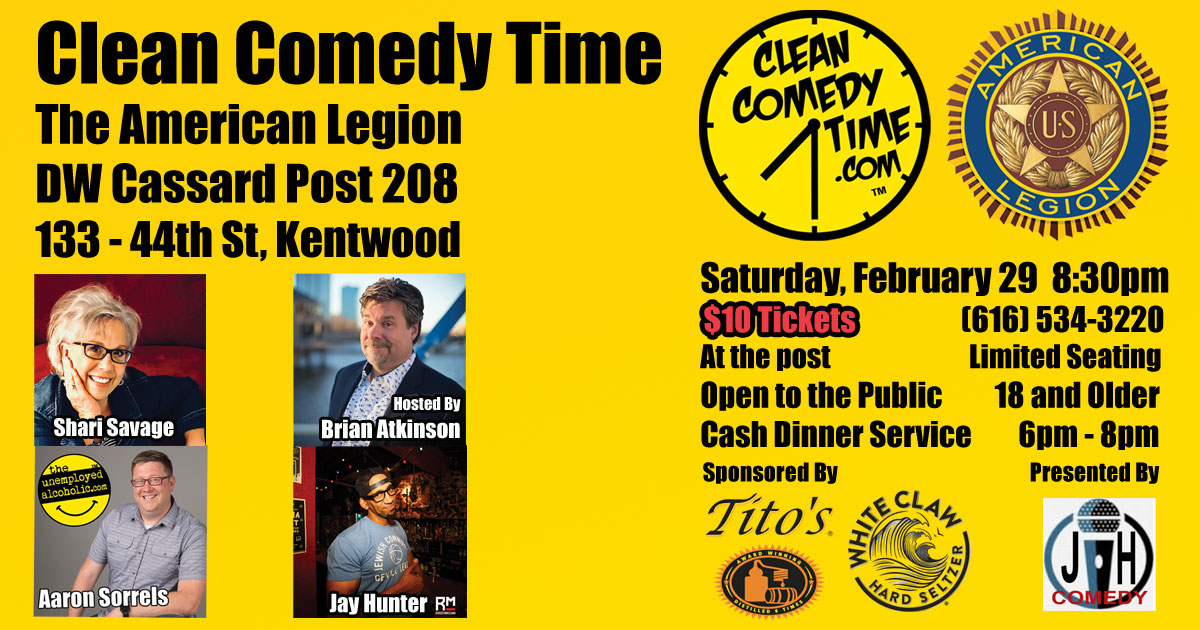 Clean Comedy Time Show - American Legion